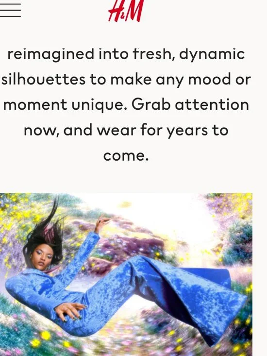 H&M Studio Bright Blue Velvet Blazer - Picture 3 of 16